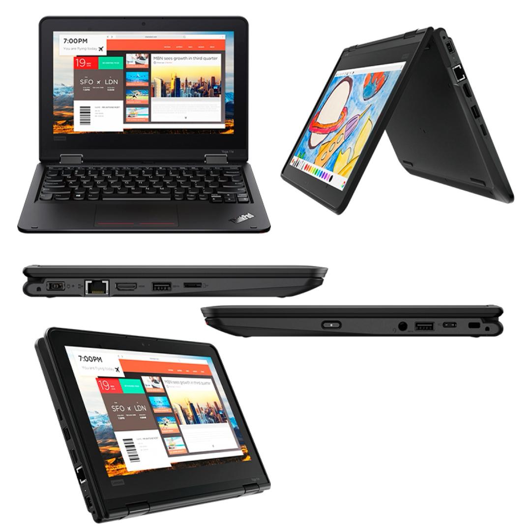 LENOVO YOGA 300E - 7IEM GÉNÉRATION - ÉCRAN TACTILE ROTATIF 360° 13 POUCES - 2 EN 1 - INTEL QUAD CORE